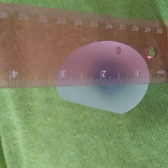 Artcristal Bohemia Czech Crystal Handmade Blue Sapphire Frosted Paper Weight - Picture 8 of 13